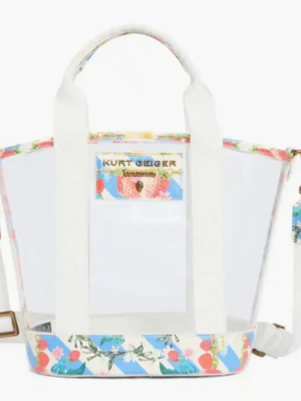 Kurt Geiger Small Hampstead Vinyl Tote - Picture 1 of 3